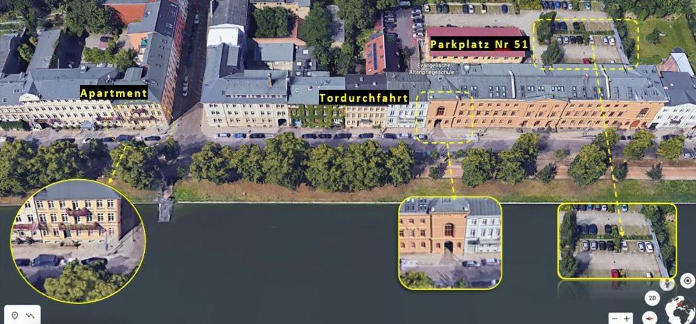 Das Ferienapartment Alexandrine Direkt Am Pfaffenteich Mit Eigenem Parkplatz Schwerin (Mecklenburg-Vorpommern) Exterior foto